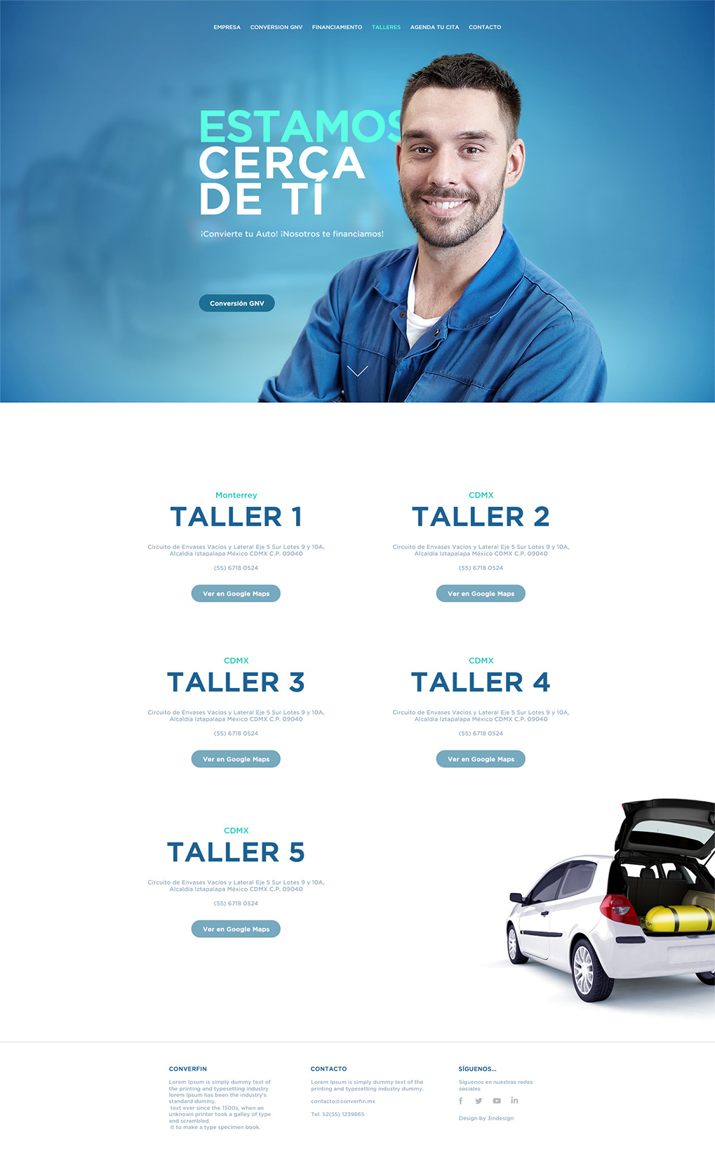 Converkits — Estamos cerca de ti, talleres