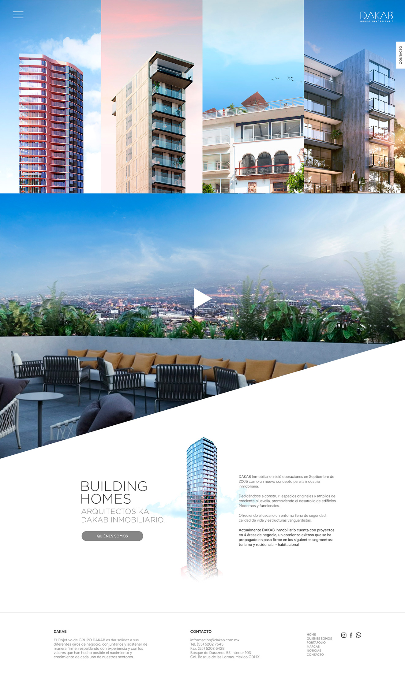 Dakkab — Grupo Inmobiliario, portafolio