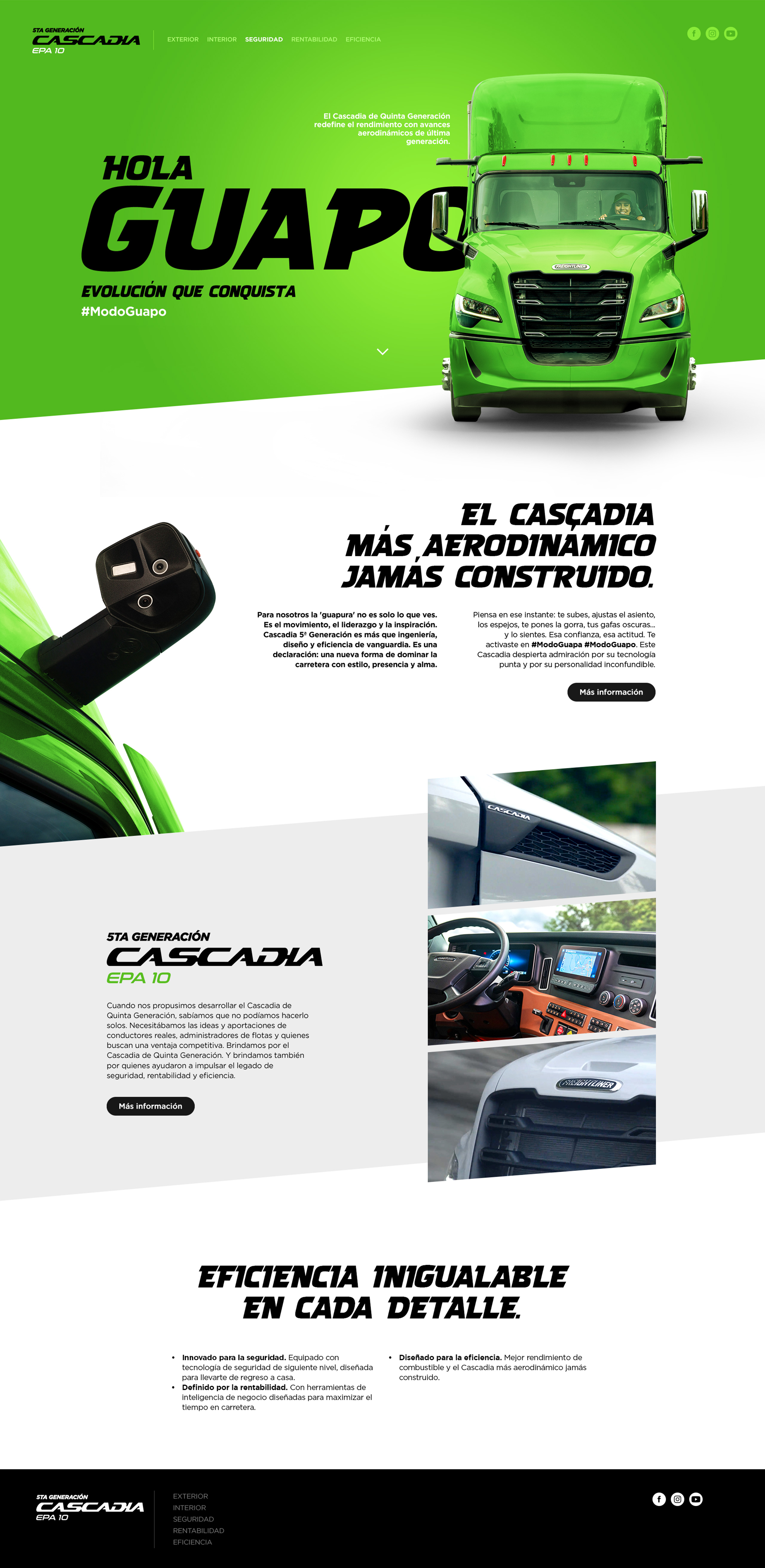Hola Guapo — Landing page