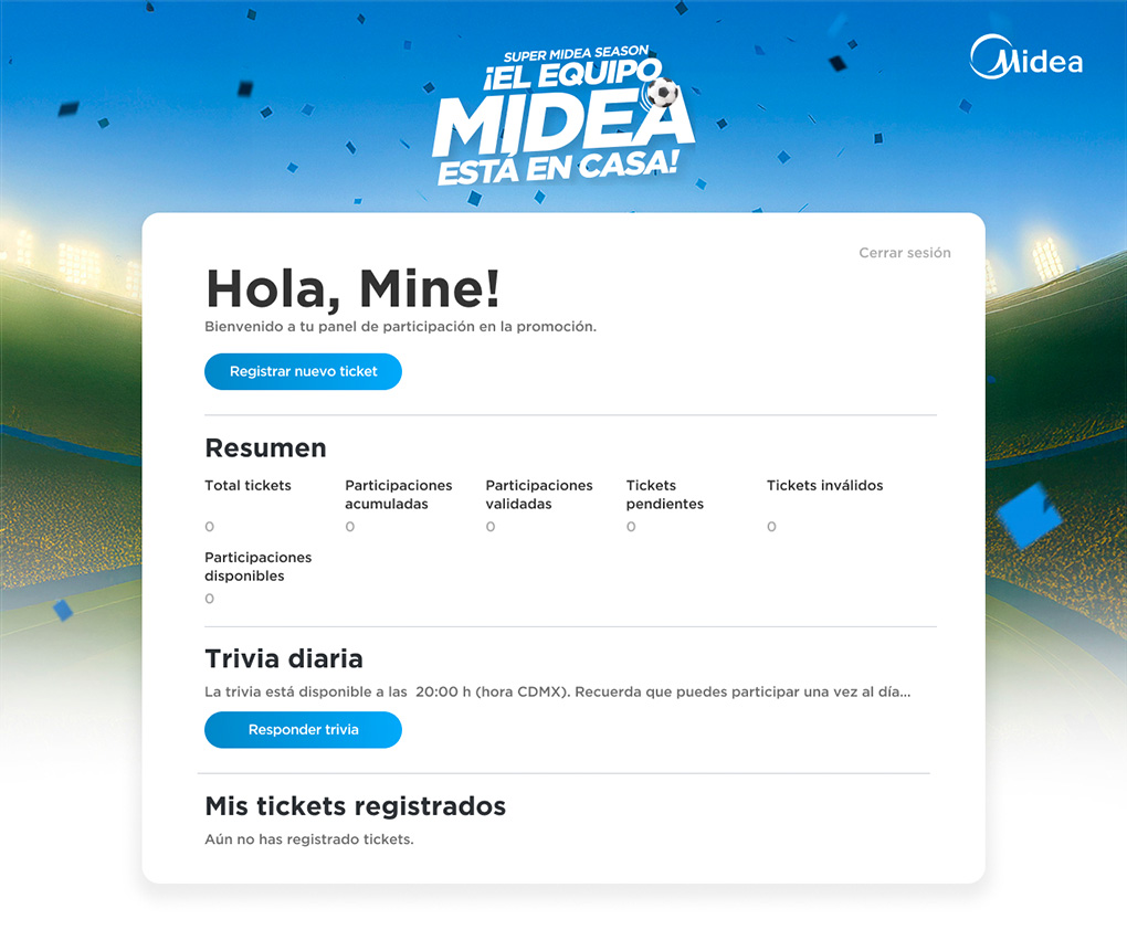 Midea — Panel de participación