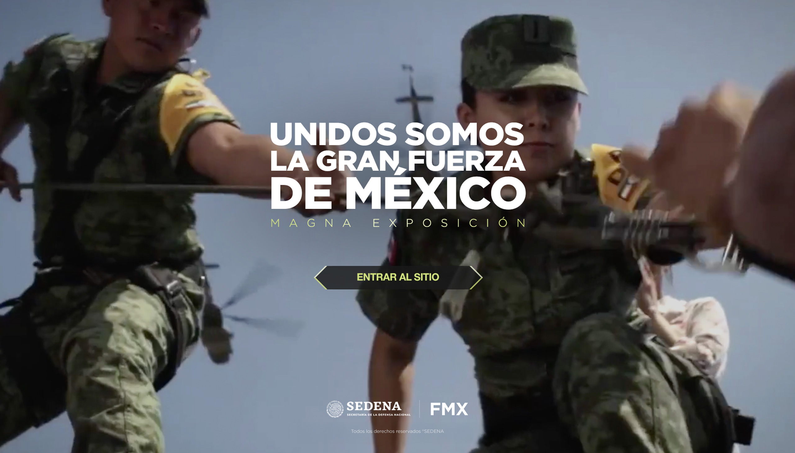 Museo Sedena — Unidos somos la gran fuerza de México