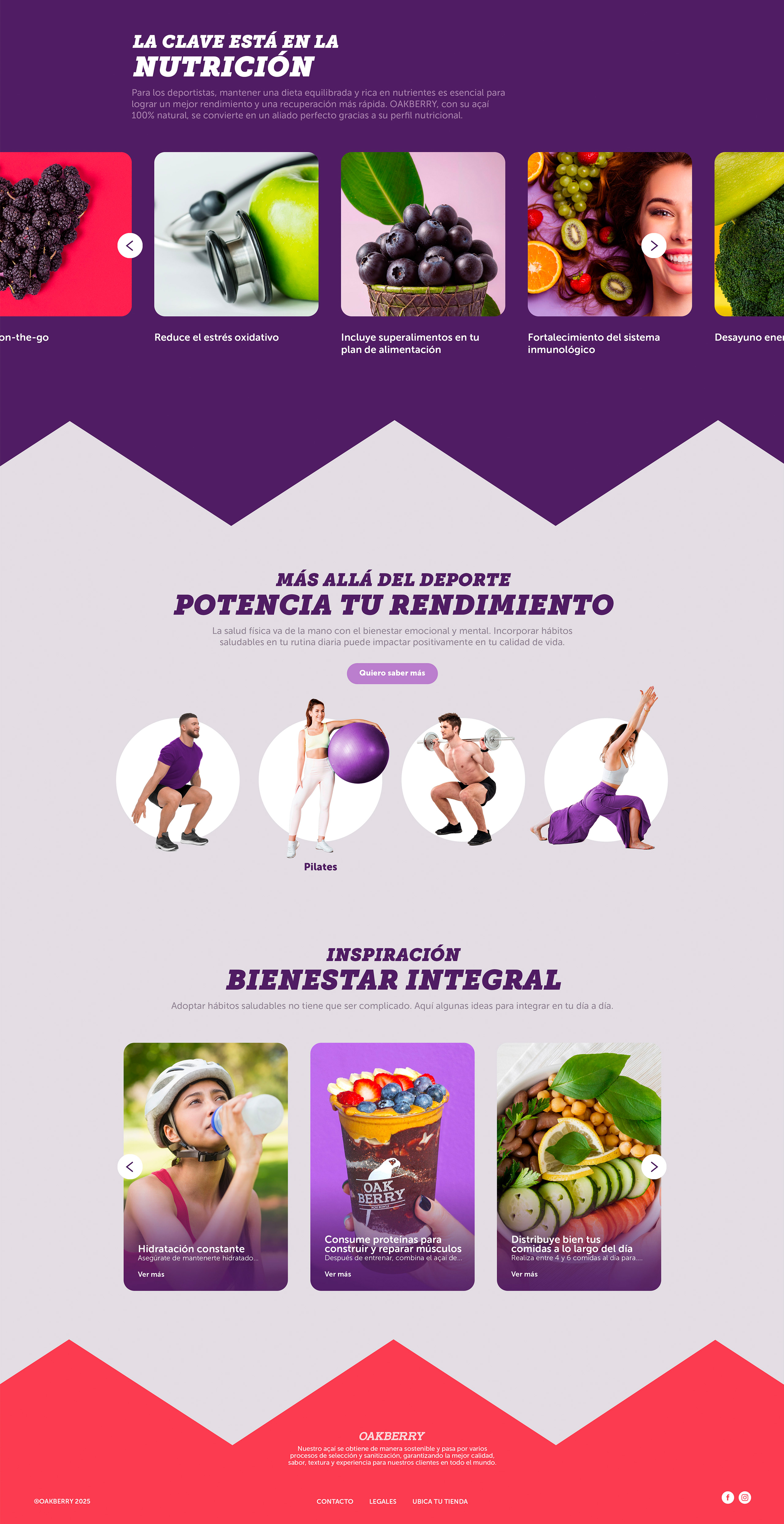 Oak Berry — Landing page
