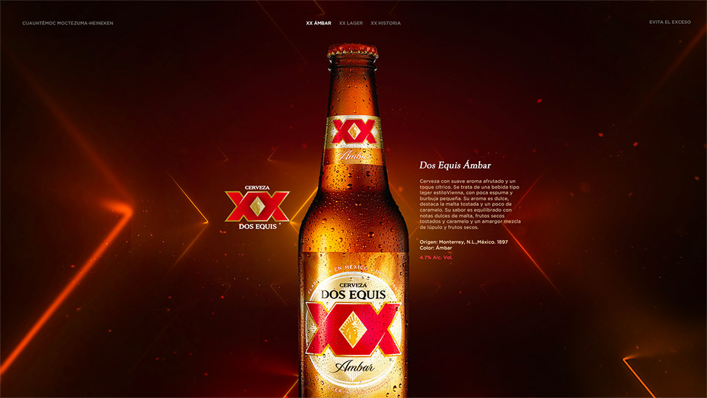 Dos Equis Ámbar — Ficha de producto