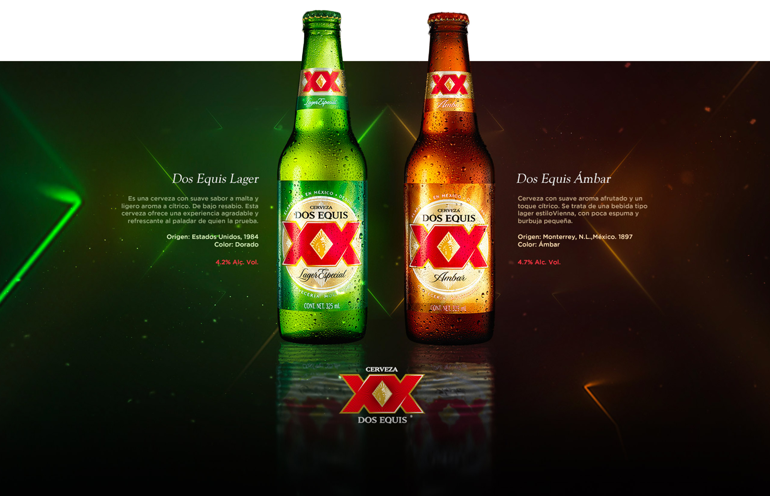 XX Lager — Dos Equis Lager y Ámbar